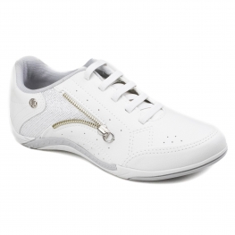 Tênis Feminino Kolosh Enfeite Zíper - BRANCO