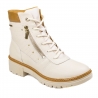 Coturno Feminino Dakota Cano Baixo Couro  - TULE/CAMELO