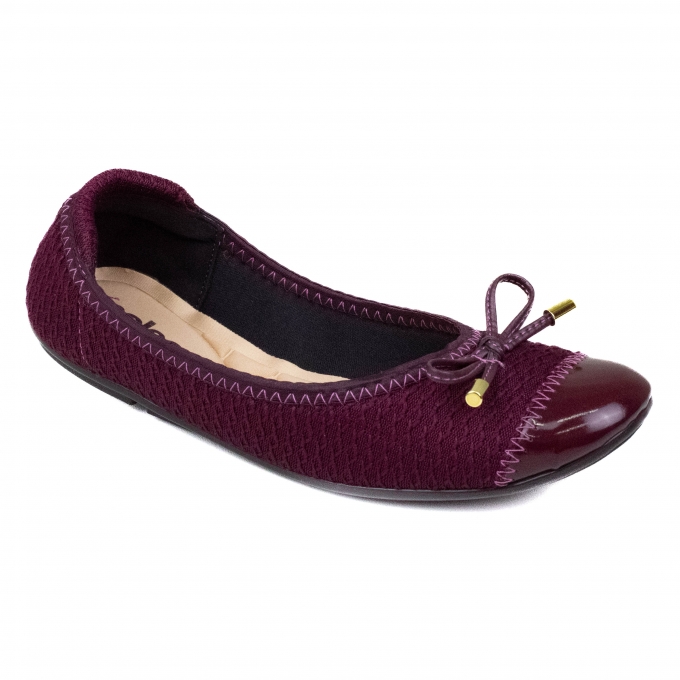 Sapatilha Feminina Moleca Knit - VINHO