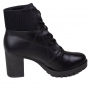 Coturno Feminino Mississipi Salto Meia - PRETO