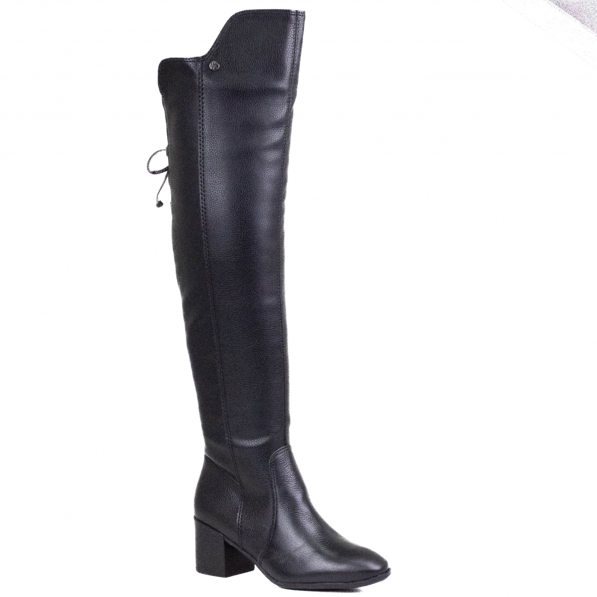 Bota Feminina Bottero Couro Over - PRETO