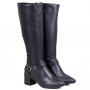 Bota Feminina Bottero Montaria Couro - PRETO