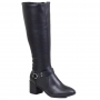 Bota Feminina Bottero Montaria Couro - PRETO