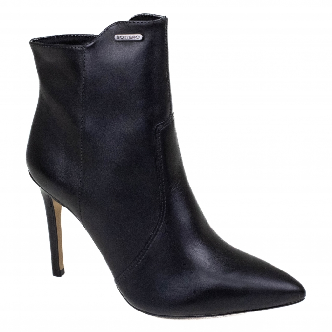 Bota Feminina Bottero Salto Fino - PRETO