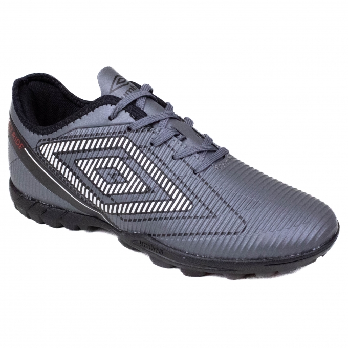 Chuteira Society Umbro Stride - GRAFITE/PRETO/BRANCO