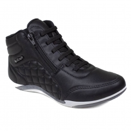 Tênis Feminino Kolosh Zíper - PRETO