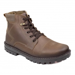 Bota Masculina Pegada Couro  - COFFE