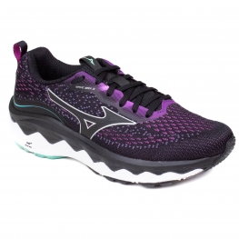 Tênis Feminino Mizuno Wave Way 3 - PRETO/PINK