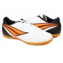 Chuteira Futsal Indoor Penalty Garra - BRANCO/CORAL/PRETO