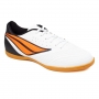 Chuteira Futsal Indoor Penalty Garra - BRANCO/CORAL/PRETO