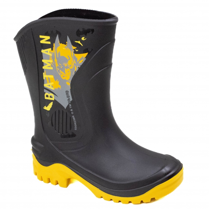 Galocha Infantil Masculina Grendene Lida da Justiça - PRETO/AMARELO
