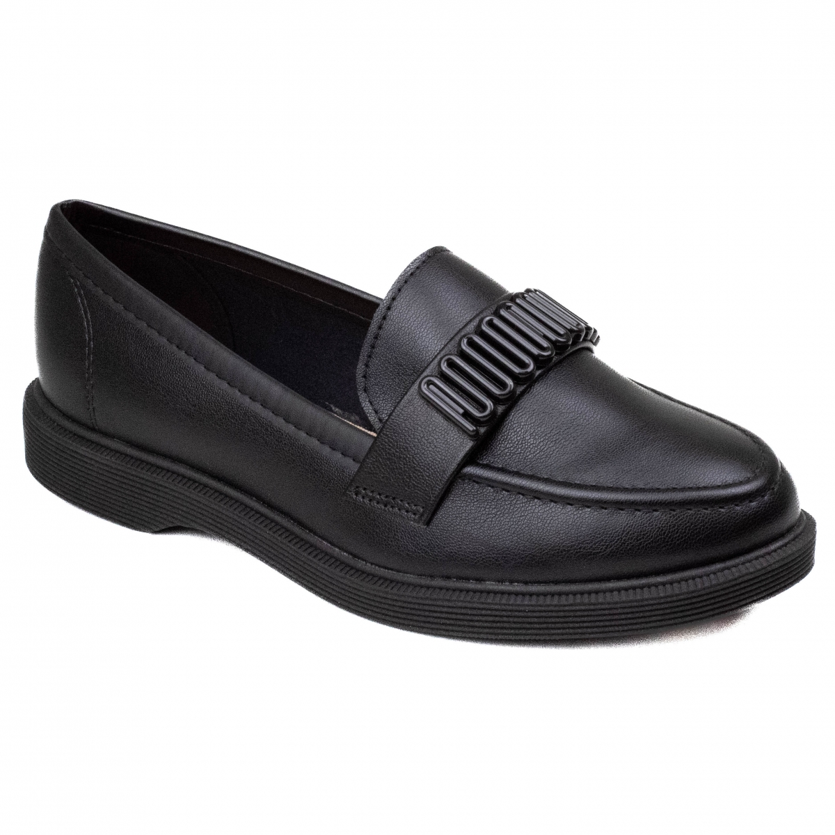 Mocassim Feminino Moleca  - PRETO