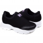 Tênis Infantil Feminino Molekinha Slip EVA - PRETO