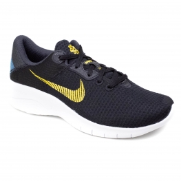 Tênis Feminino Nike Flex Experience RN 11 - BLACK/WHEAT GOLD-DK SMOKE GREY