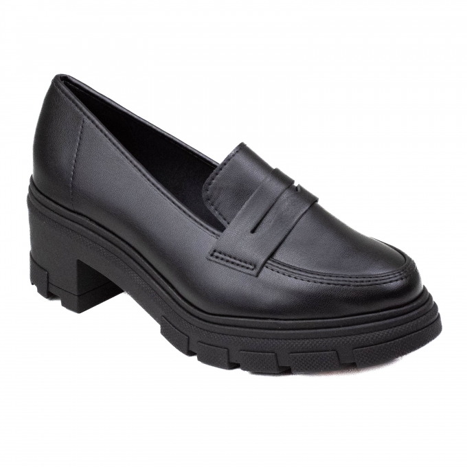 Sapato Feminino Moleca Loafer - PRETO