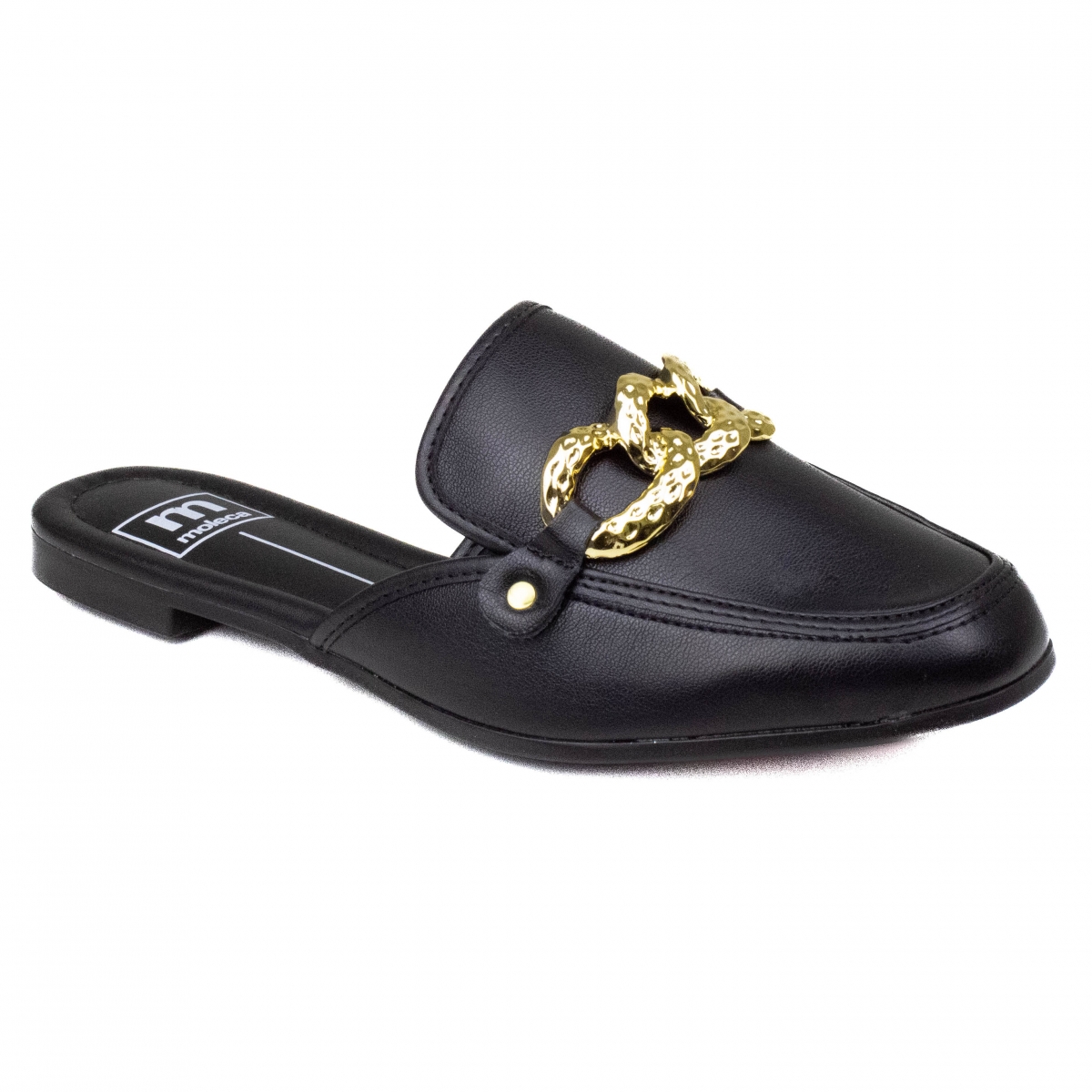 Mulle Feminino Moleca Napa Fivela - PRETO