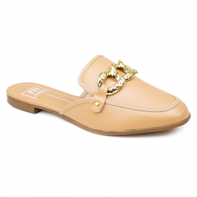 Mulle Feminino Moleca Napa Fivela - NUDE