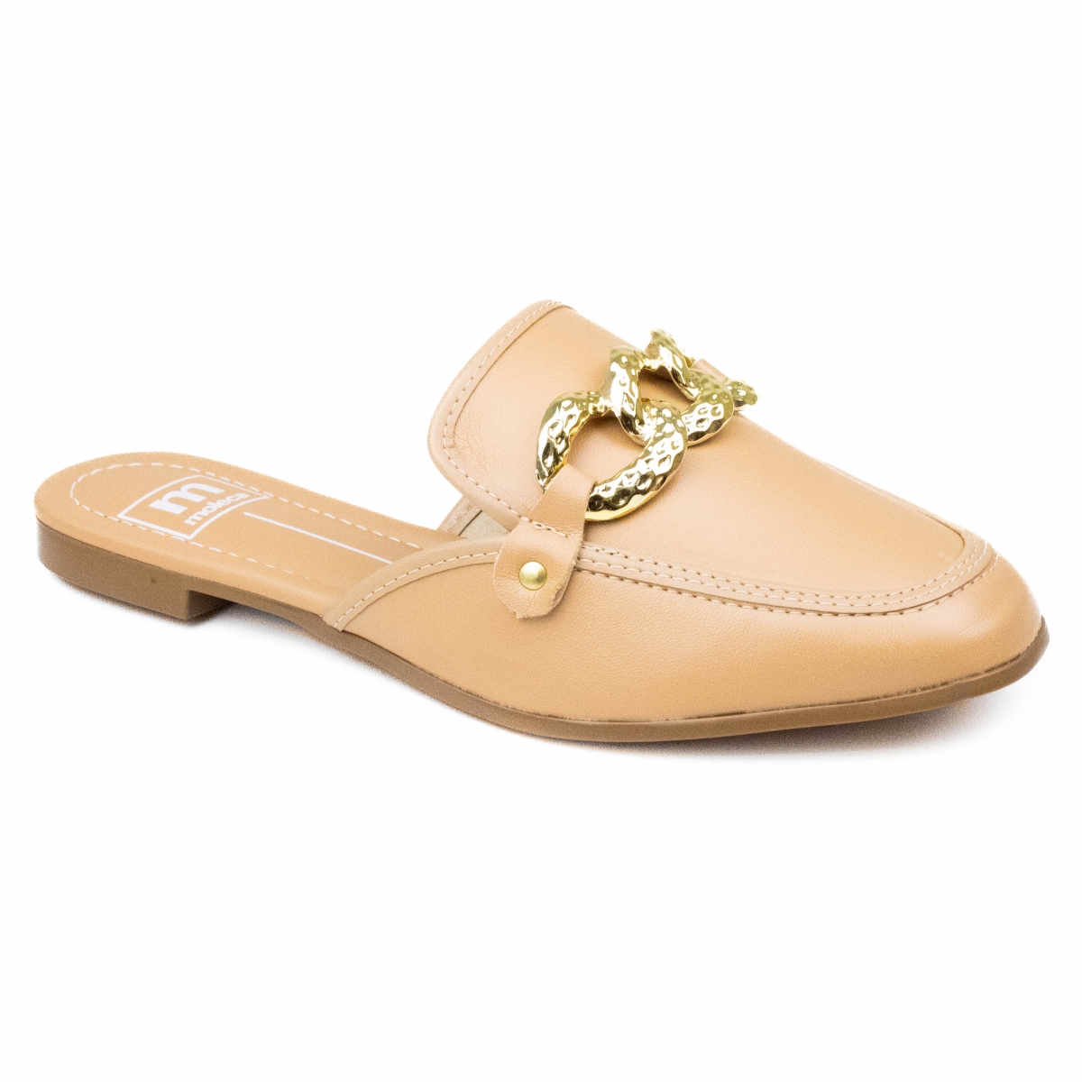 Mulle Feminino Moleca Napa Fivela - NUDE