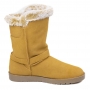 Bota Feminina Mooncity Ugg Pelo Fivela - AREIA