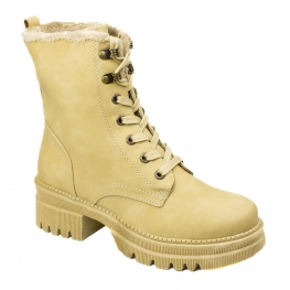 Coturno Feminino Mooncity Pelo - BEGE