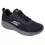 Tênis Masculino Skechers Go Run Fast Quake - PRETO/CINZA