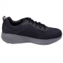 Tênis Masculino Skechers Go Run Fast Quake - PRETO/CINZA