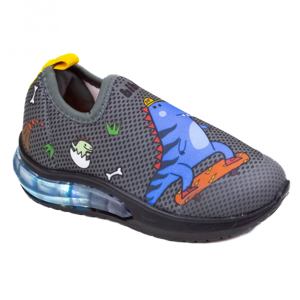 Tênis Infantil Masculino Bibi Space Wave 3.0 - GRAFITE/ESTAMPADO