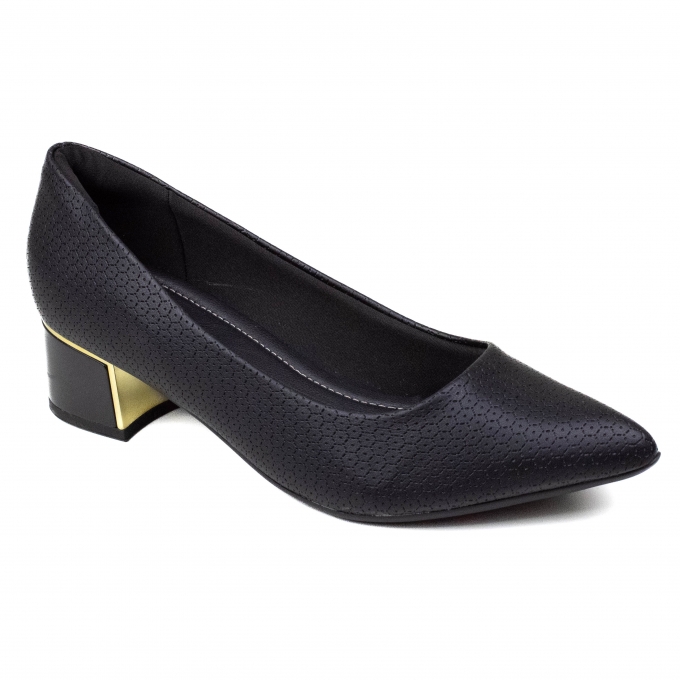 Sapato Feminino Piccadilly Bico Fino - PRETO