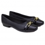Sapatilha Feminina Piccadilly Fivela  - PRETO