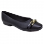 Sapatilha Feminina Piccadilly Fivela  - PRETO