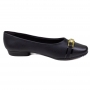 Sapatilha Feminina Piccadilly Fivela  - PRETO