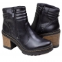 Bota Feminina Dakota Cano Baixo Zíper - PRETO