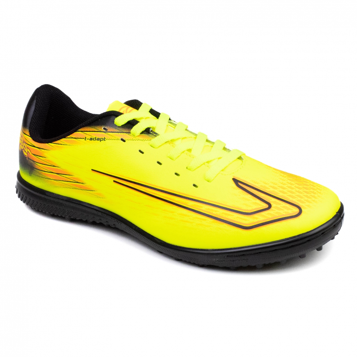 Chuteira Masculina Topper Society Strike IV - AMARELO NEON/PRETO
