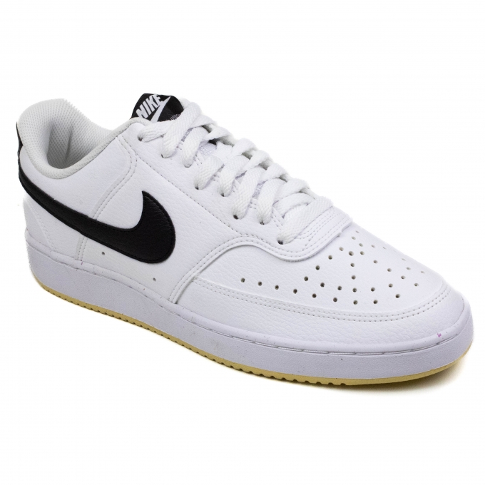 Tênis Masculino Nike Court Vision Low Next Nature - BRANCO/PRETO