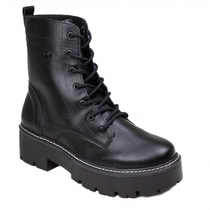 Coturno Feminino Via Marte Tratorado - PRETO