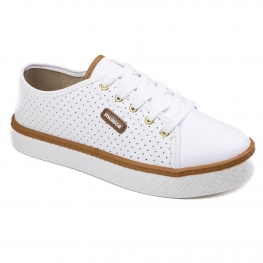 Tênis Feminino Moleca Casual - Branco