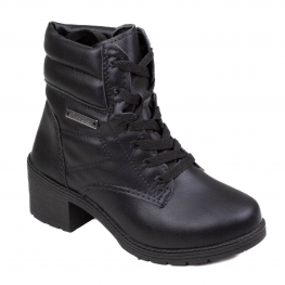 Coturno Infantil Feminino Pink Cats Glitter - PRETO