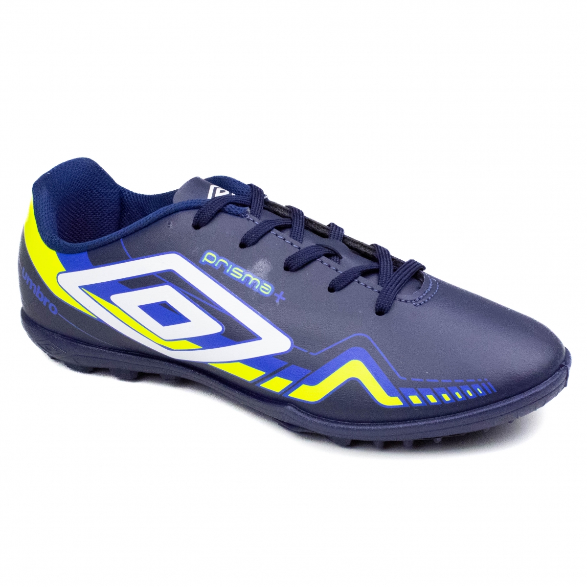Chuteira Masculina Umbro Society Prisma + - MARINHO/BRANCO/LIMAO