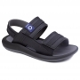 Sandália Masculina Cartago Luxemburgo - CINZA/PRETO/CINZA