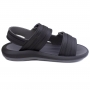 Sandália Masculina Cartago Luxemburgo - CINZA/PRETO/CINZA