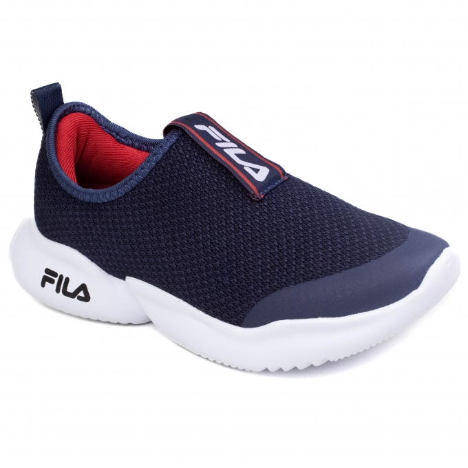 Tênis Infantil Masculino Fila Funny - MARINHO/VERMELHO/BRANCO