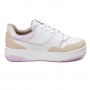 Tênis Feminino Via Marte Caixa - AVEIA/BRANCO/ROSA