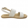 Sandália Feminina Moleca Tiras - BRANCO OFF
