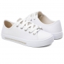 Tênis Feminino Moleca Napa Strass - BRANCO
