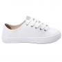 Tênis Feminino Moleca Napa Strass - BRANCO