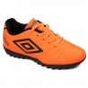 Chuteira Society Infantil Umbro Class 2.2 - CORAL/PRETO