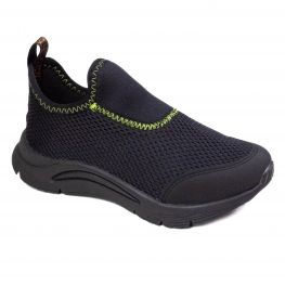Tênis Infantil Masculino Klin New Sport - PRETO/VERDE LIMA