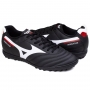 Chuteira Society Mizuno Morelia Club - PRETO/BRANCO/VERMELHO