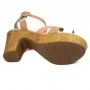 Sandália Feminina Modare Meia Pata XX - CREME/PESSEGO/NUDE