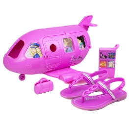 Sandália Infantil Feminina Grendene Barbie Flight - LILAS/LILAS